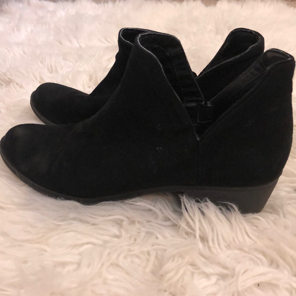Suede booties